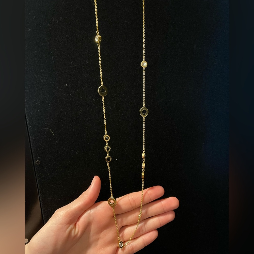 Two Kate Spade Necklaces in Gold